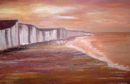 Coucher de soleil sur la Baie de Somme