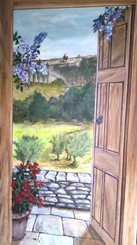 trompe l'oeil paysage