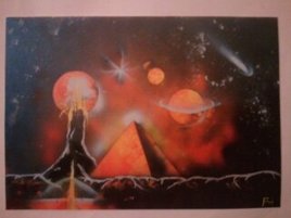 Eruption volcanique sur Mars