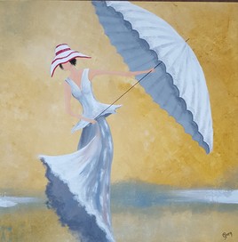 la dame au parasol
