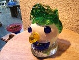 clown en verre