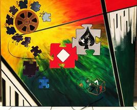 Les Jeux &agrave; CANNES 100*80 JenNy