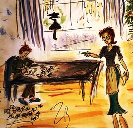 Le père Noël, la mère fouettarde