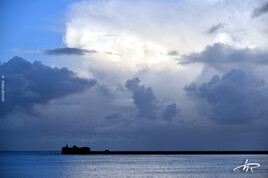Orage sur le fort de l'ouest