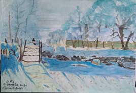 La pie (d'apr&egrave;s Claude Monet)