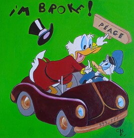 Oncle Picsou et sa légendaire avarice.