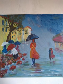 Je marche seule sous la pluie