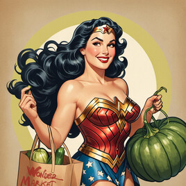 Wonder Woman au Wonder Market