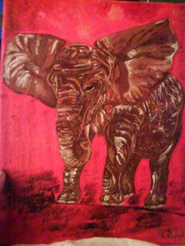 l'éléphant d'afrique