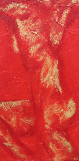 ssans titre (rouge et or n°1),