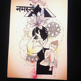 La meditation est dans l'art