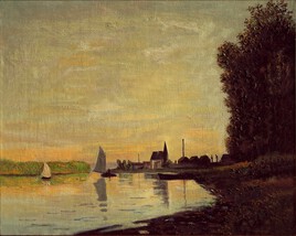 Coucher du Soleil sur la Seine