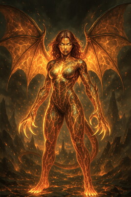 Le Royaume des Métamorphes  "L'Incandescente Guerrière"