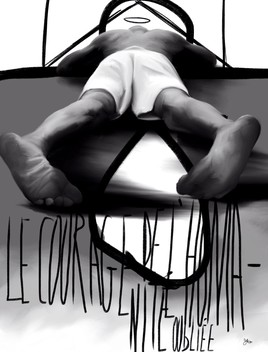 Le courage de l'humanit&eacute; oubli&eacute;e.