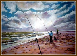 La pêche en surfcasting (pêche en bord de mer)