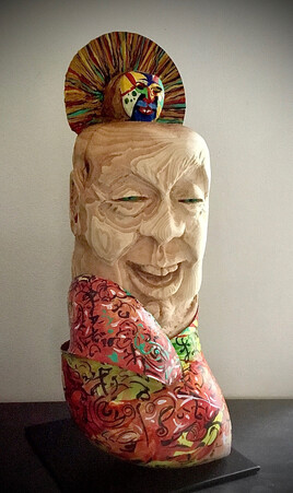 bonze d'inspiration japonaise