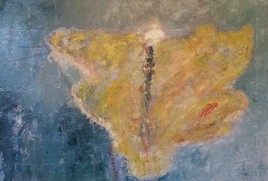 Papillon, 2016, technique mixte, 70x100cm