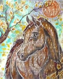 Chevale qui s'appelle "Automne"....