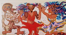 La m&eacute;tamorphose de la femme louve- garou