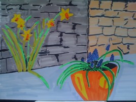 "Jonquilles et Muscari"