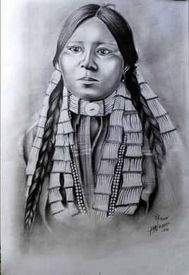 Jeune Femme Amérindienne