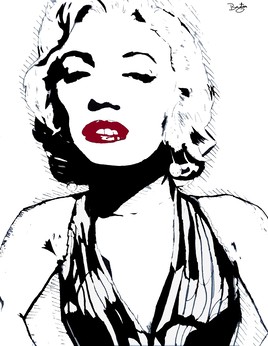 illustration Marilyn Monroe