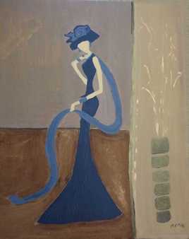 La dame bleue