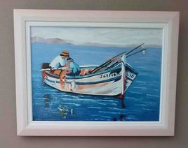 partie de p&euml;che en mer