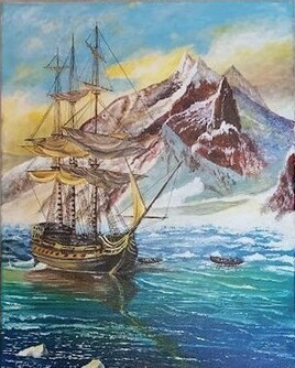 Exploration de l'Antartique &agrave; bord de la Fr&eacute;gate " l' Aigle " en 1782