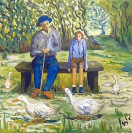 l'enfant et les canards