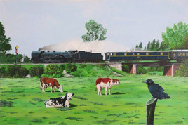 Passage de l'OrientExpress dans l'Aube