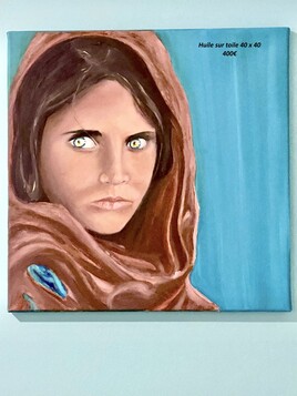 L'afghane aux yeux verts