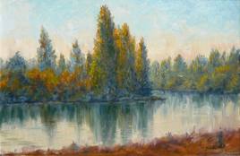 Cimes dorées en seine