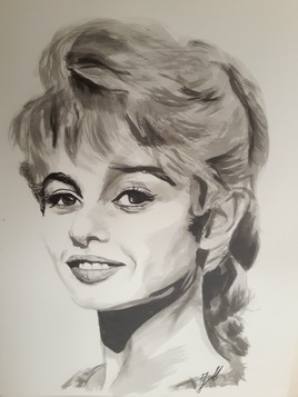 Brigitte Bardot (encre de chine)