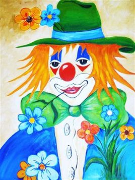 CLOWN HEUREUX