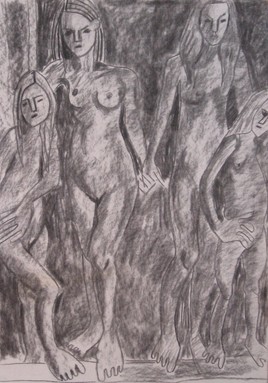Quatre filles nues