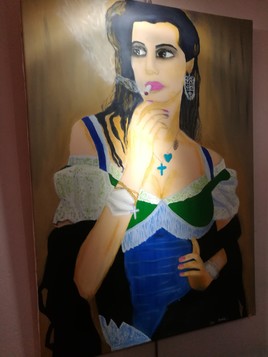 Gitane &agrave; la cigarette.