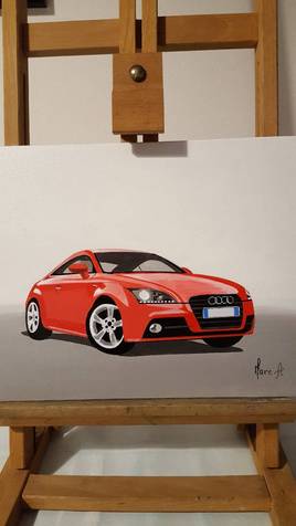 Audi TT rouge