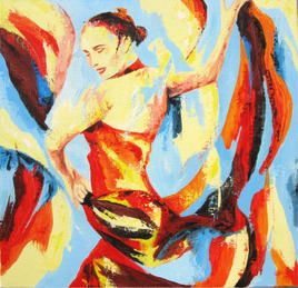 Flamenco au foulard