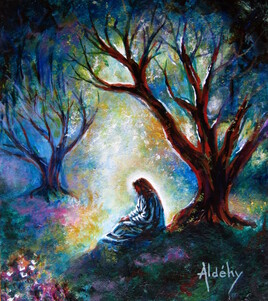 "Du gouffre à l'éternité." Le Christ au Mont des Oliviers.