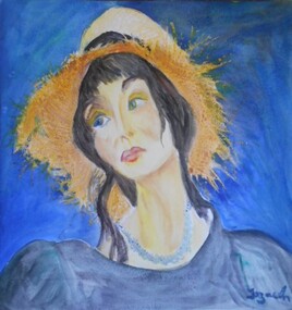 Chapeau de paille en hiver