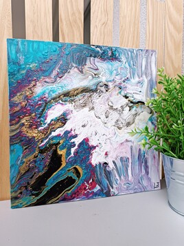 Toile splash "Nuage"