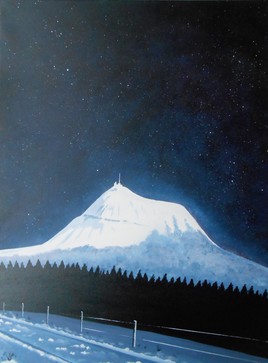 Puy-de-Dôme neige et nuit