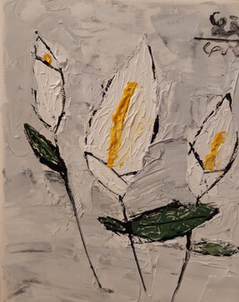 Arum aux feuilles de rosier