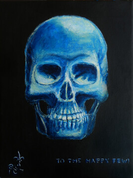 Crâne bleu