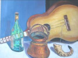 Nature morte à la guitare