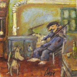 LE CHIEN ET SON VIOLONISTE