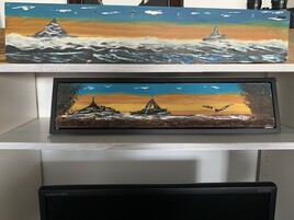 Ile de p&ecirc;cheurs sur mer