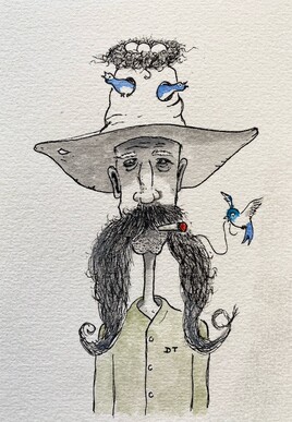 Une moustache tr&egrave;s g&eacute;n&eacute;reuse