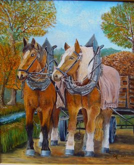 les chevaux de trait